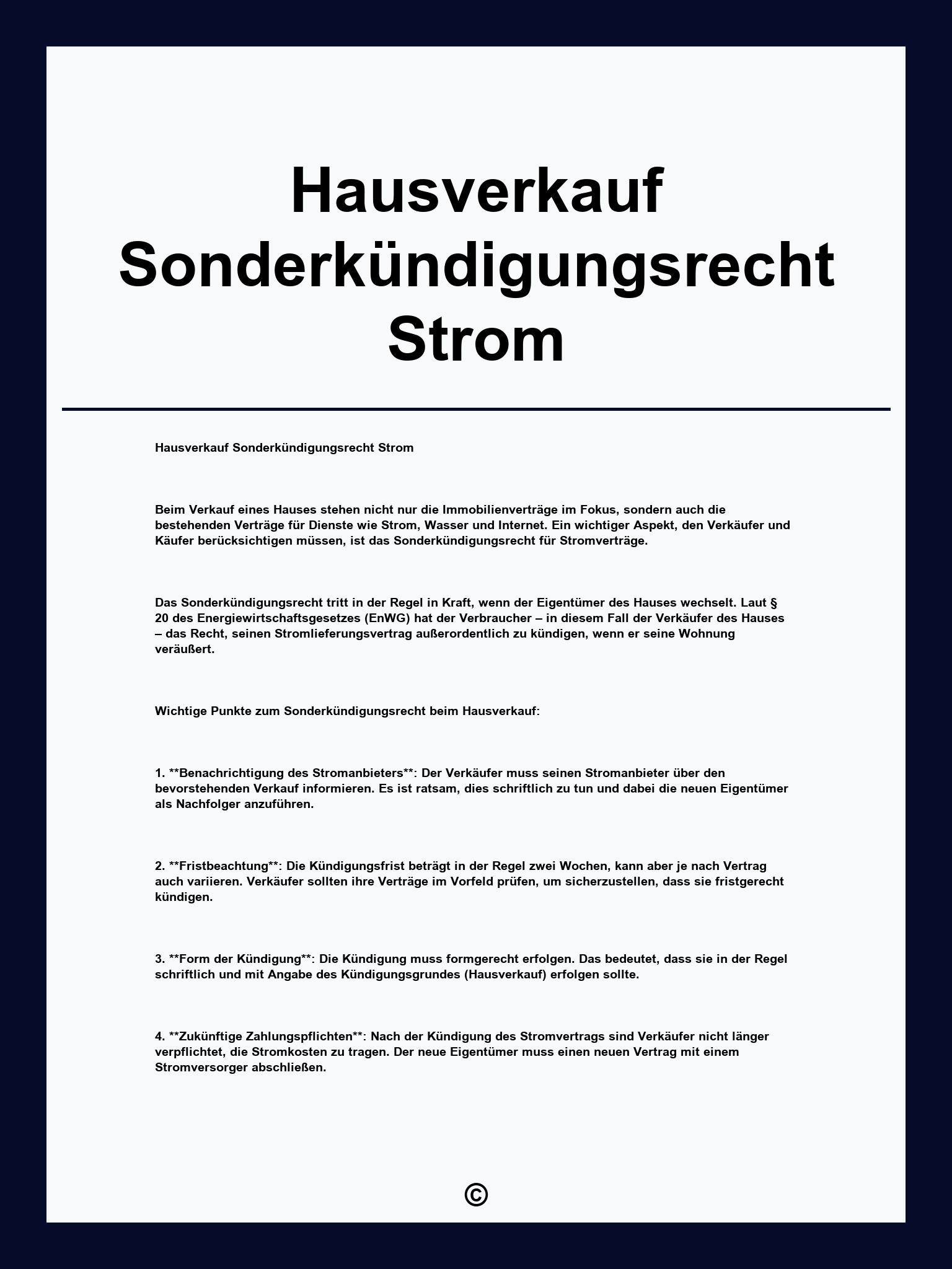 Sonderkndigungsrecht Darlehen Bei Hausverkauf